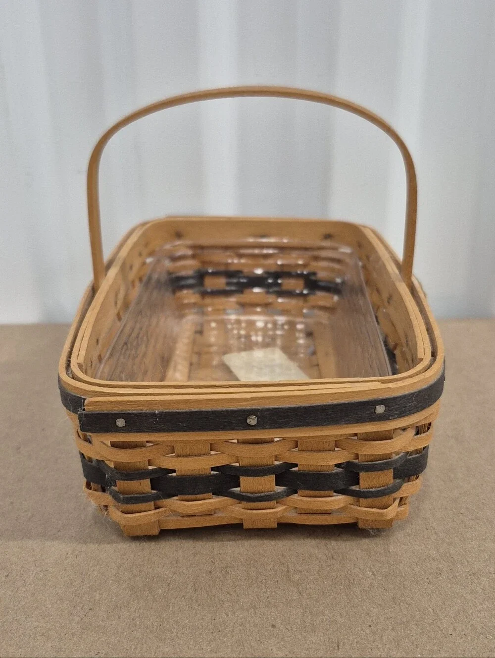 Longaberger J W Collection Miniature Edition Gathering Basket 2000 - 2001 Signed